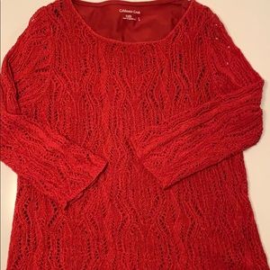 Cold water creek sweater. Perfect color Rusty Red